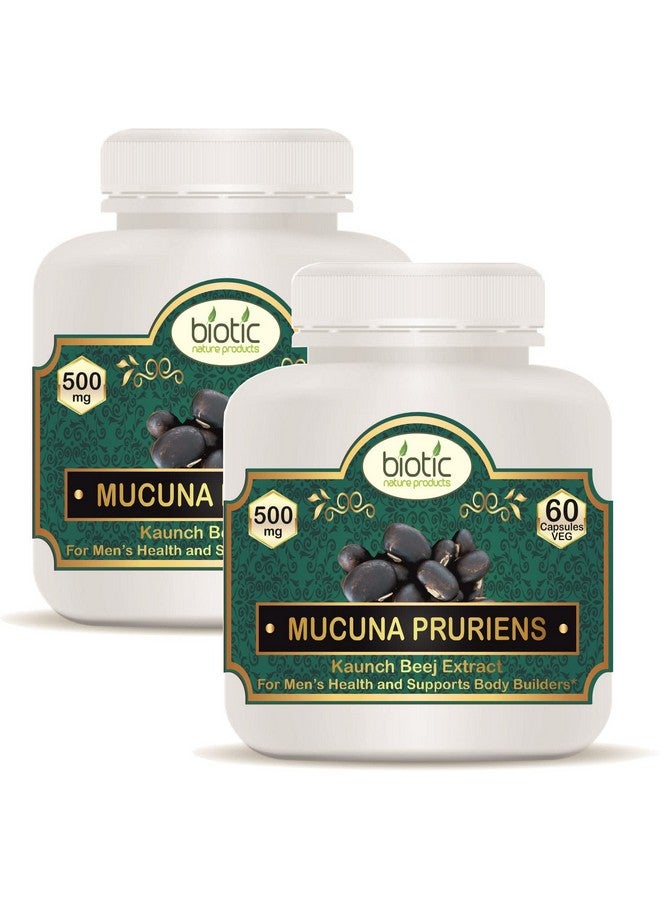 Biotic كبسولات مكونا بوريانس البيوتيك - كبسولات كاونش بيج كبكاشو 500 ملغ مستخلص - 120 كبسولة نباتية (عبوة من 2) - Image 1