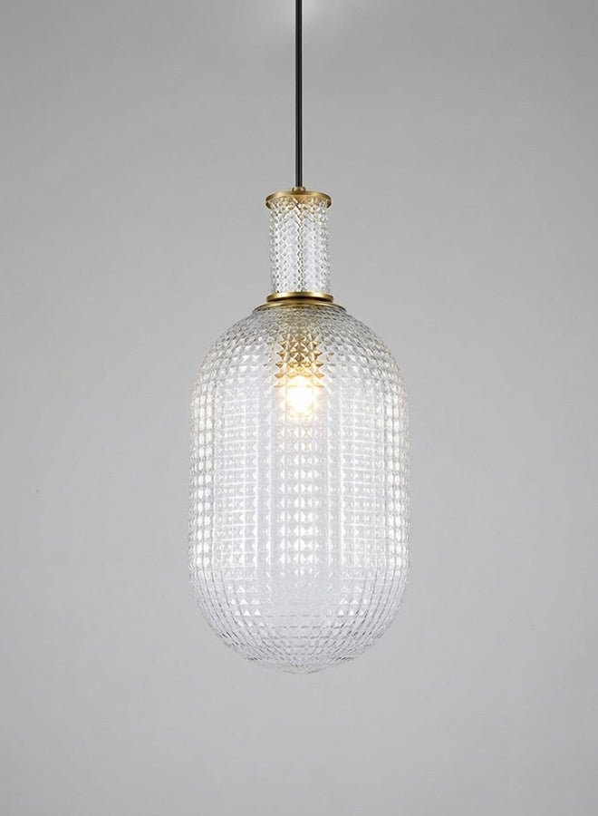  سبولكس سبولوكس للإضاءة العصرية، معلق مفرد، إضاءة، معلق زجاج أبيض عتيق، مناسب لغرفة النوم وغرفة المعيشة والمطبخ والمقهى، بارتفاع قابل للتعديل، أبيض، ١٨×٤٤×١٥٠ - Image 1