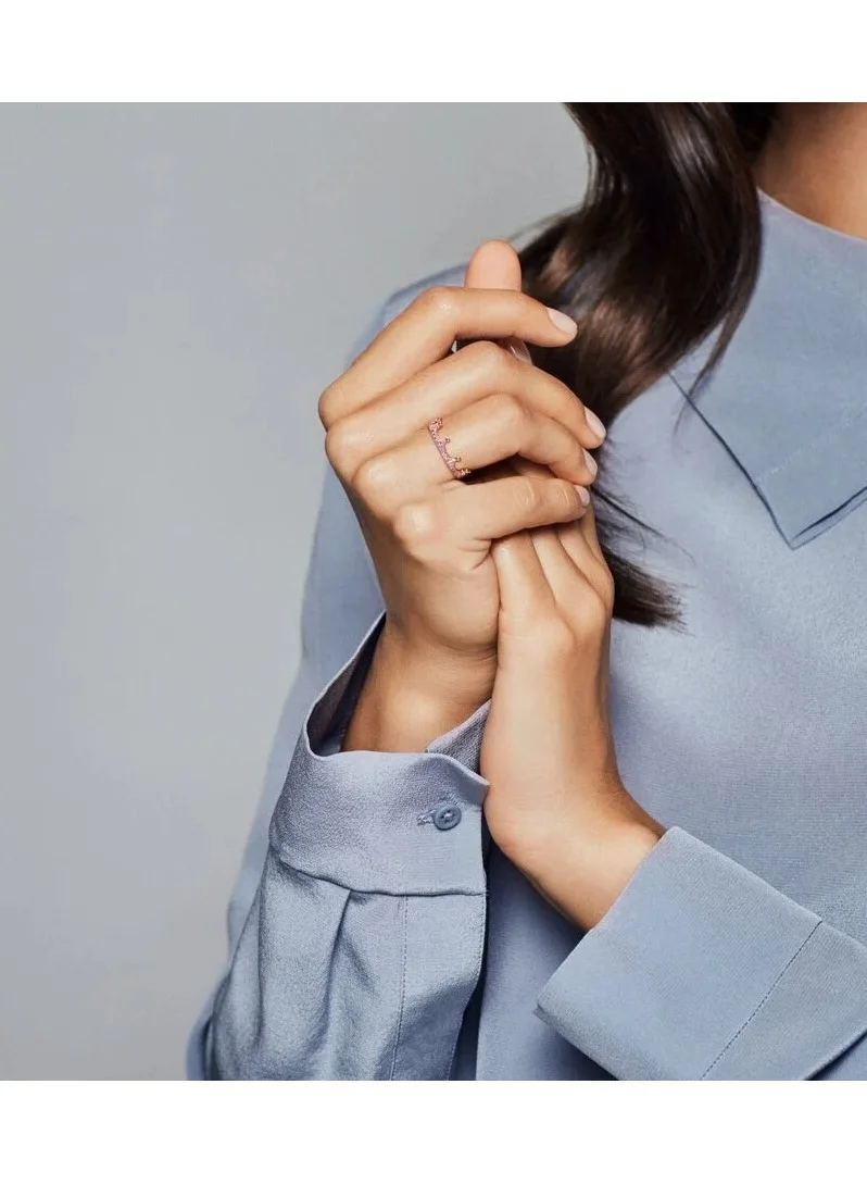 PANDORA Pandora Rose Enchanted Crown Ring, Size 60