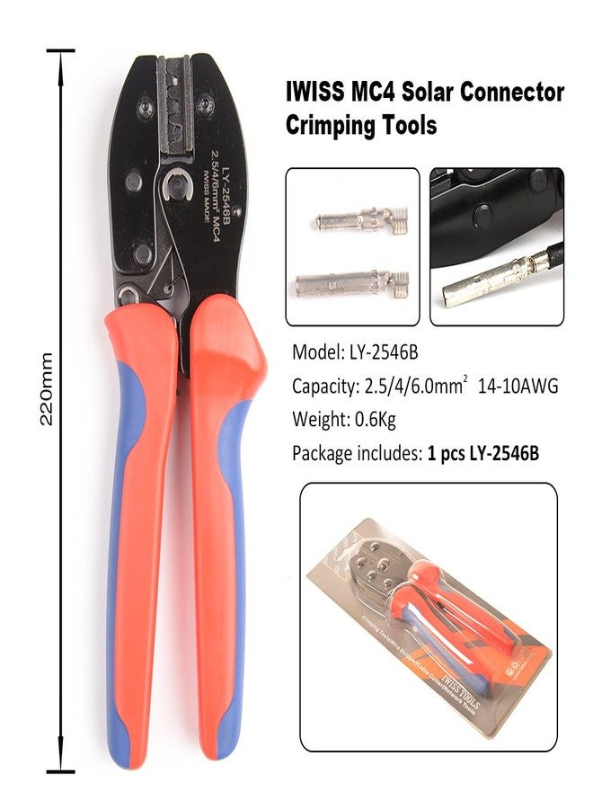 IWISS iCrimp Solar PV Cable Crimping Tool for IWS4 Solar Connectors, AWG14-10,2.5/4/6mm2, Solar Crimper - Image 2