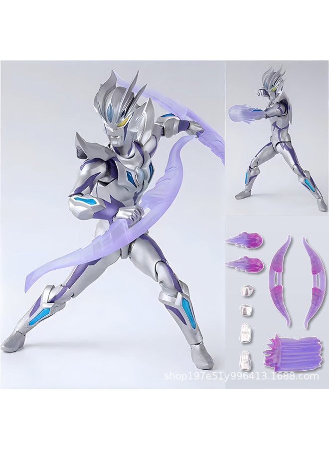 Loquat Mobile Sailor Armor Shining Mecha Handmade Multi-Joint Super Movable Children Model Doll Toy Wholesale-Color:Gift Box 【infinite Zero】 17cm Super Movable - Image 1