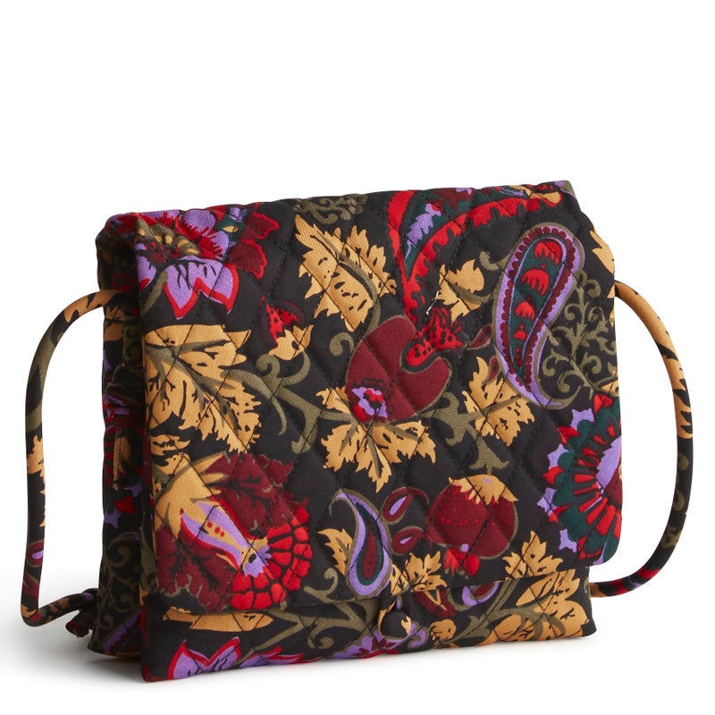 Vera Bradley Women's Premium Cotton Baird Hipster Crossbody, Midnight Garden Paisley, One Size - Image 1