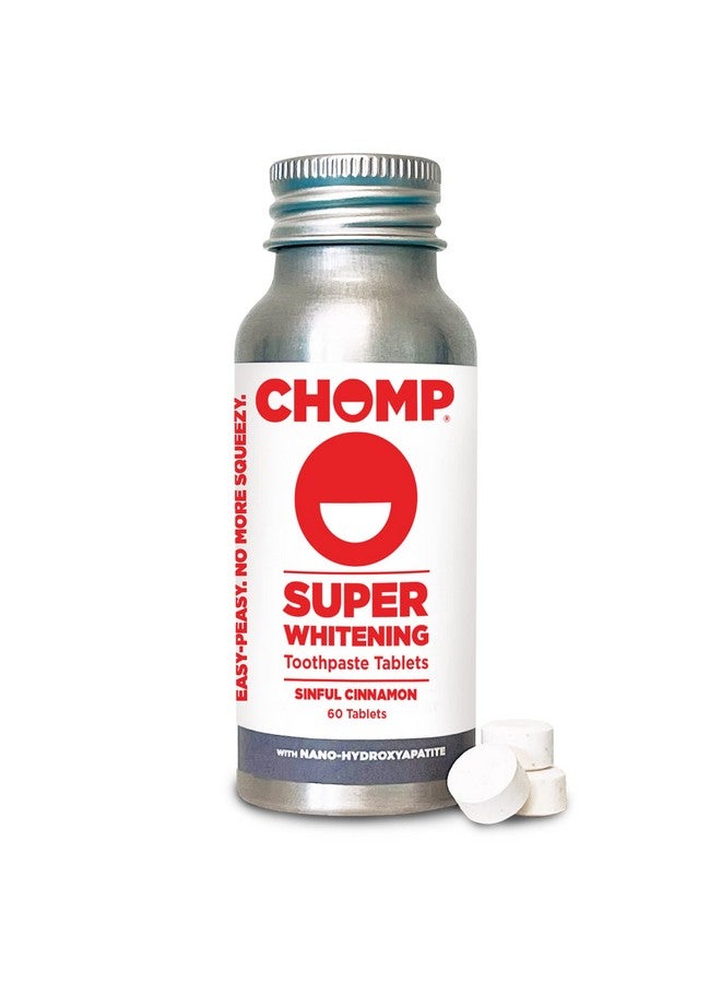 Chomp Super Whitening Toothpaste Tablets with Nano Hydroxyapatite - Image 1
