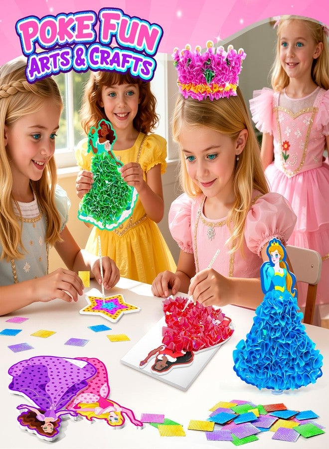 Gooidea Dots Craft Kit for Girls from 4-9 Years - Classic Princesses Plug Art, Clean DIY Creative Set | Creative Toy & Role Play Gift for Kids - Image 2