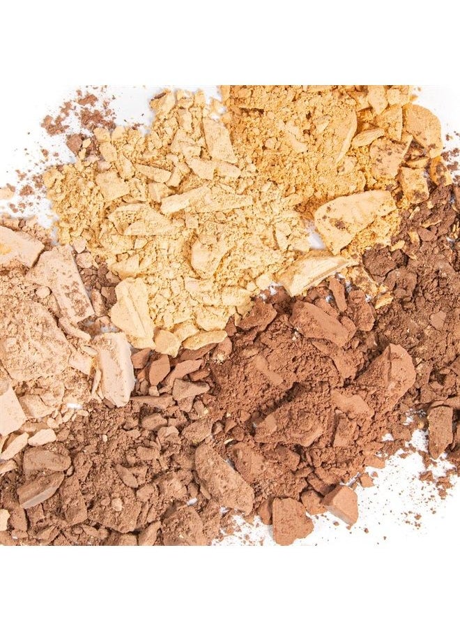 PALLADIO - Definer Contour and Highlight Palette, Perfect for Sculpting Facial Features, Blendable Satin Finish Colors, 6 shades for Contouring and Highlighting, Compact Powder with Mirror - Image 1