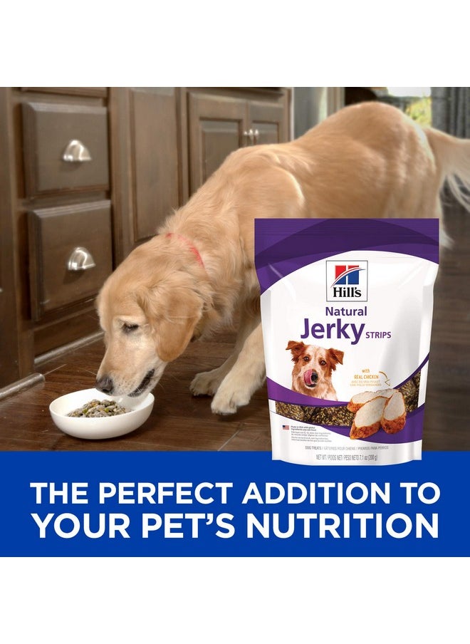 Hill's Science Diet - Hill'S Natural Jerky Strips, All Life Stages, Great Taste, Dog Treats, Chicken, 7.1 Oz Bag - Image 1