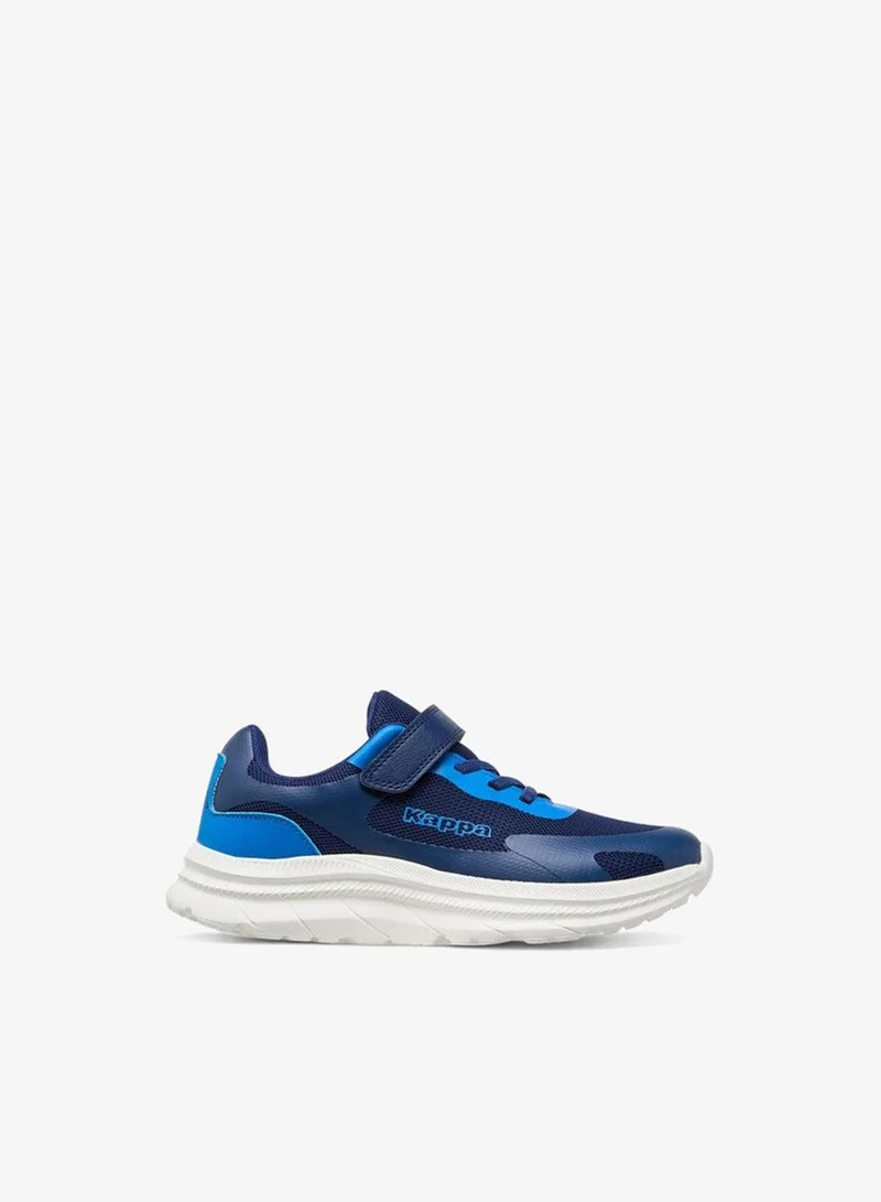Kappa Boys' Panelled Sports Shoes with Hook and Loop Closure