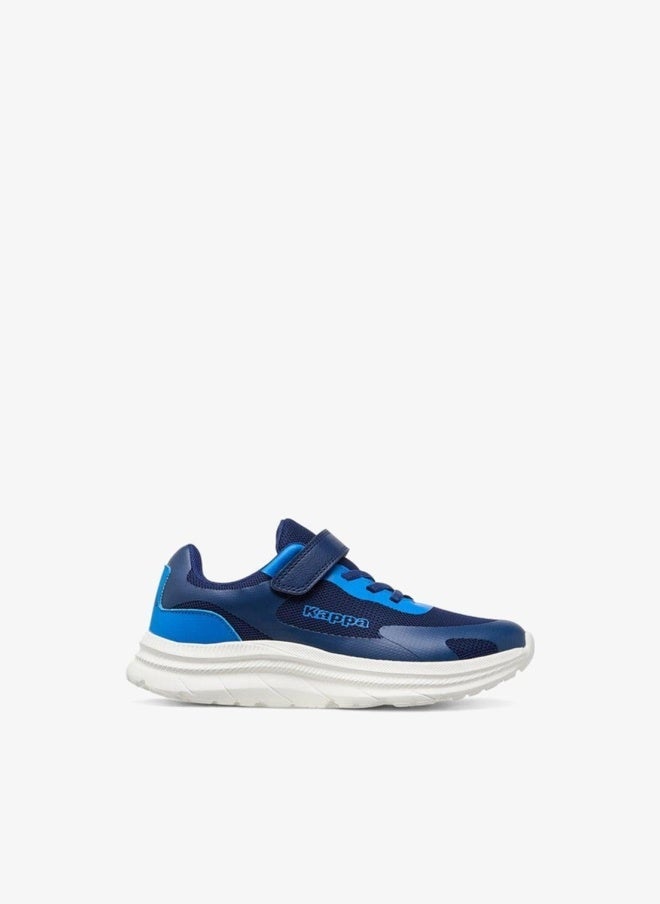 Kappa Boys' Panelled Sports Shoes with Hook and Loop Closure - Image 3