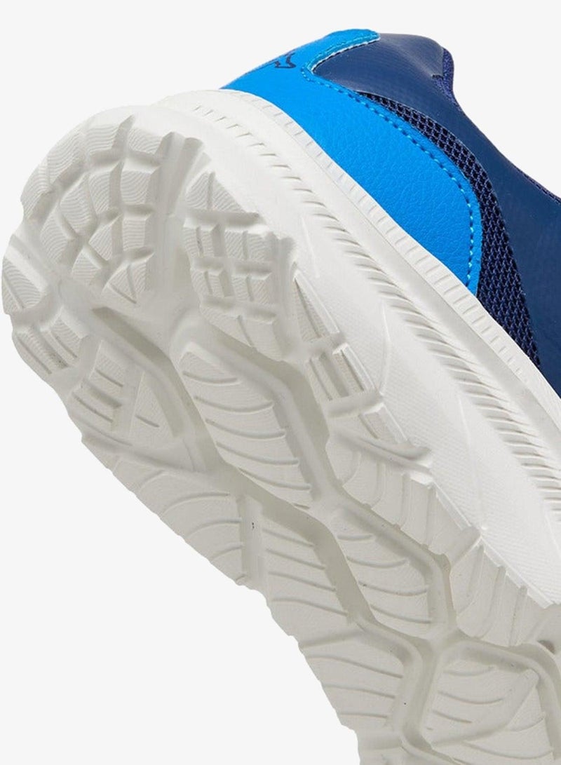Kappa Boys' Panelled Sports Shoes with Hook and Loop Closure - Image 5
