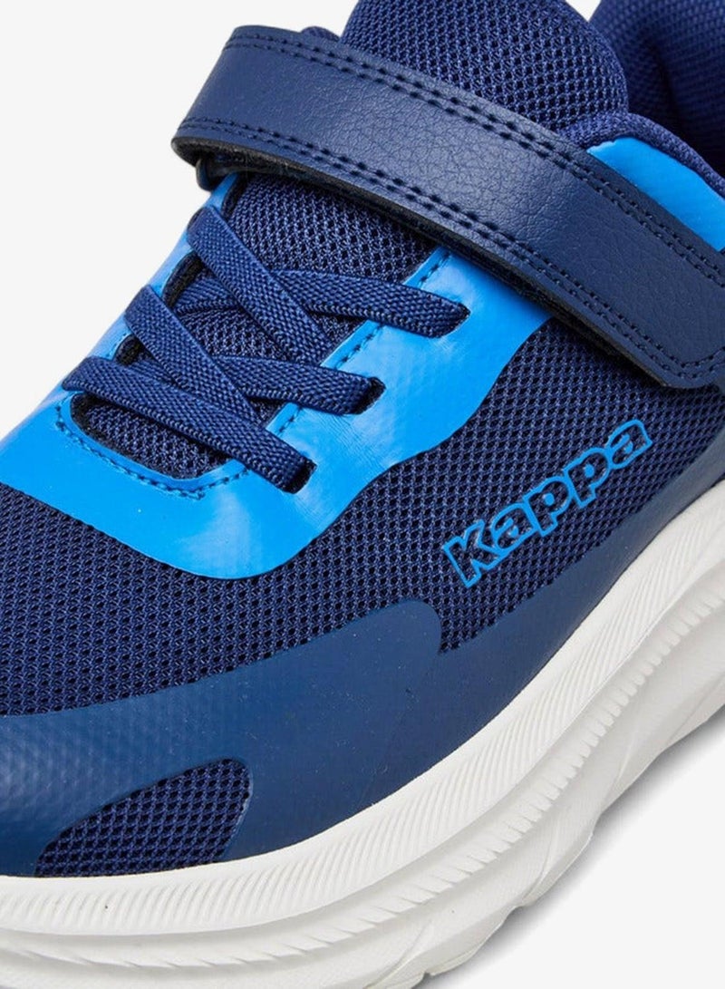 Kappa Boys' Panelled Sports Shoes with Hook and Loop Closure - Image 4