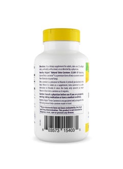Healthy Origins Healthy Origins Beta-Carotene 25,000 IU (7,500 mcg), Natural Beta-Carotene, Immune Support, Vision Support, Non-GMO, Gluten-Free, 180 Softgels  - Image 4