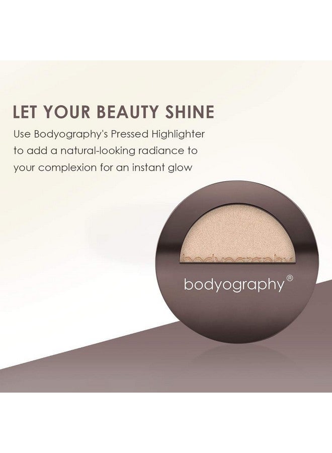 Bodyography Pressed Highlighter (From Within): Highly Pigmented Pressed Highlighter | Illuminating Smooth Formula | Glutenfree Crueltyfree - Image 3