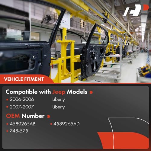 A-Premium Power Window Regulator with Motor Replacement for Jeep Liberty 02/25/2006-2007 Front Left Driver Side (Hole Style) - Image 3