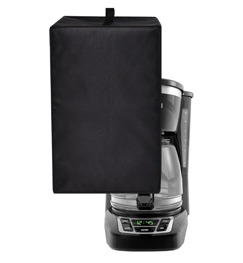 Dustproof Cover for Coffee MakerCompatible With BLACKDECKER CM1160Keurig KSupremeKCompactGevi Espresso Machine GECME403LAUMr Coffee EM5000Coffee Maker SS10P1 etc Black