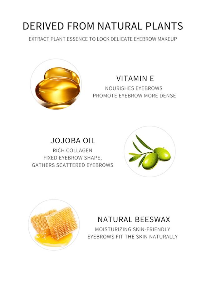 NICEFACE Transparent Eyebrow Styling Liquid,Three-Dimensional Eyebrow Shape Modification,Waterproof And Sweat Resistant,Lasting No Smudging Makeup - Image 3