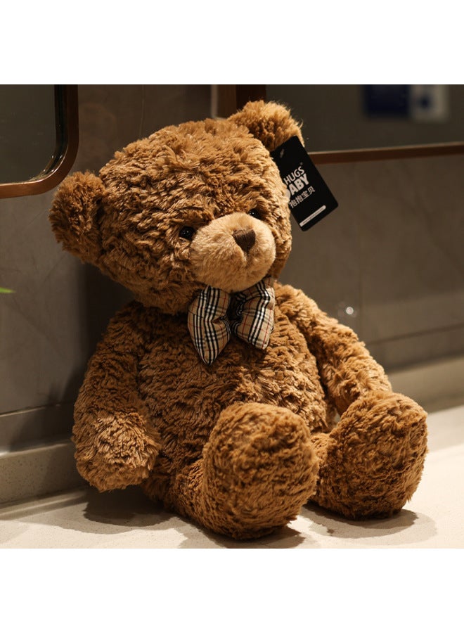 Teddy Bear Doll Hug Bear Plush Toy Bear Doll Bed Sleeping Doll Birthday Gift Girlfriend-Specification:55cm -Colour:Claire Bear Gift Tote Bag + Blue Fragrance Bouquet - Image 2