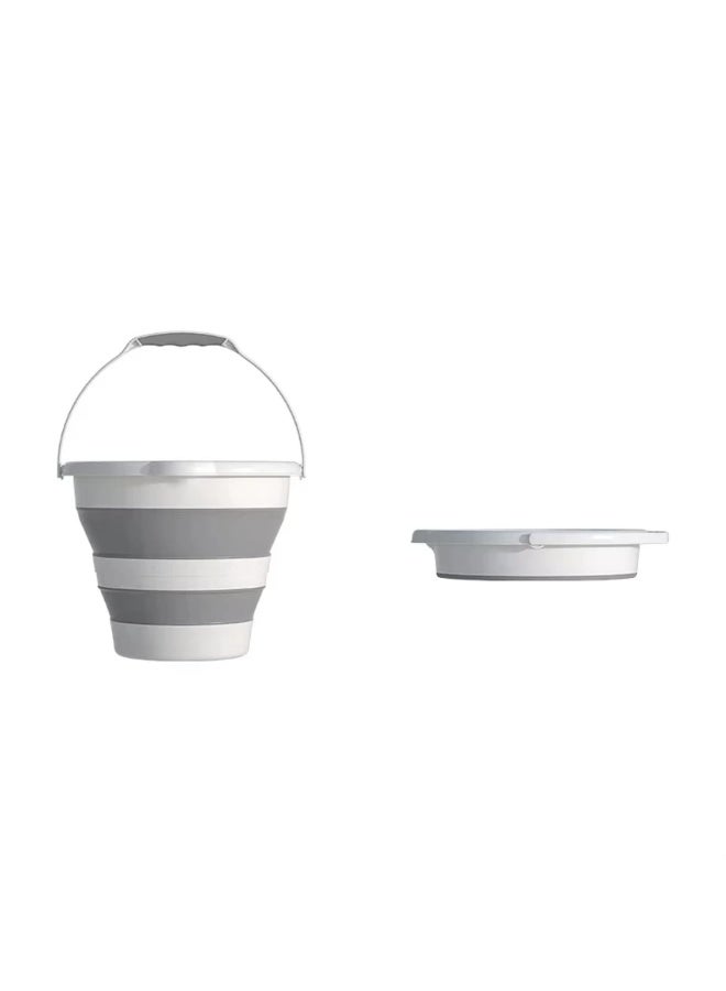 Baby Foldable Bathtub 5-in-1 Set, Collapsible Infant Bath Tub with Non-Slip, Grey and White, Newborn to Toddler - Image 5