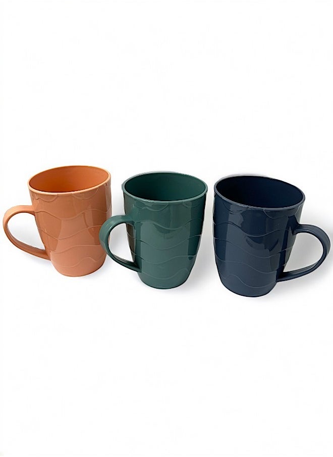 YOLO - Yolo Set of 5 Plastic Mug 300ml each for Tea and Coffee - Image 1
