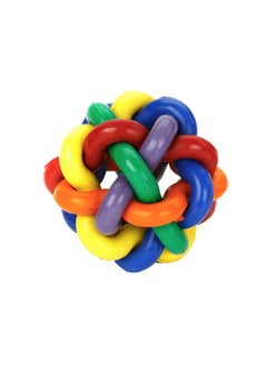 Multipet Multi Pet Nobbly Wobbly Dog Rubber Ball-Medium  - Image 1