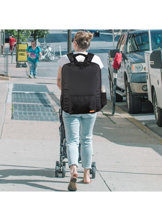 Mactso Stroller Travel Bag Compatible With Gb Pockit And Gb Pockit Air Plus All Terrain, Lightweight Stroller Travel Backpack For Airplane (Black, M) - Image 4