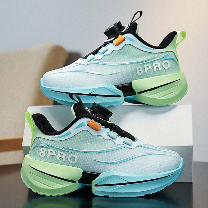 Mesh Sneakers Lightweight Flexible Sole Walking Shoes For Kids Indoor And Outdoor Activities - Image 1