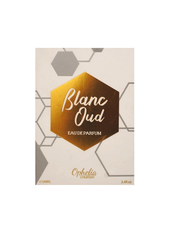 Grace Perfumes Blanc Oud Perfume - Unisex Eau de Parfum Spray Long Lasting Luxurious Fragnance Perfume for Men and Women (100ml) - Image 3