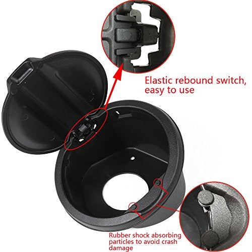 JeCar غطاء خزان الوقود لجيب رانجلر JL 2018 2019 2020 2021 2022 2023 2024 سبورت روبكون صحارى و Unlimited 2-Door 4-Door - Image 5