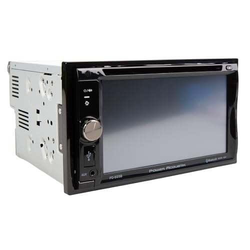POWER ACOUSTIK باور أكوستيك PD-625B 6.2" إنسايت دبل دين في داش شاشة LCD قابلة للفصل تعمل باللمس جهاز استقبال DVD مع بلوتوث - Image 3