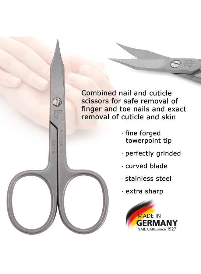 3 Swords Germany مقصات الأظافر والمناكير والمناكير المصنوعة من الفولاذ المقاوم للصدأ من علامة الجودة مع علبة للعناية بالأظافر للرجال والنساء مصنوعة في سولنجن ألمانيا 90419 - Image 2