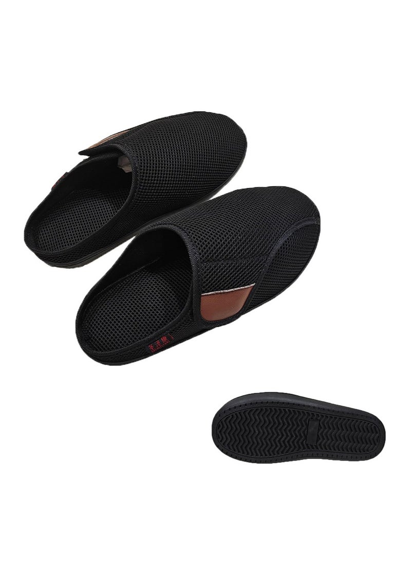 ايكانبو أحذية لمرضى السكري، أحذية واسعة جدًا لعلاج تورم القدمين لكبار السن، نعال قابلة للتعديل لعلاج التهاب المفاصل والوذمة لكبار السن - Image 1