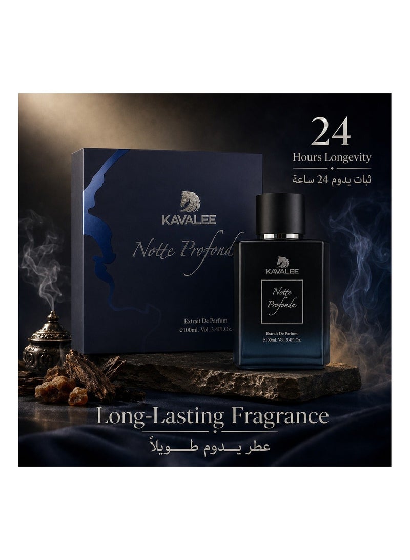 KAVALEE Notte Profonda Extrait de Parfum for Men and Women, 100ml - Image 5