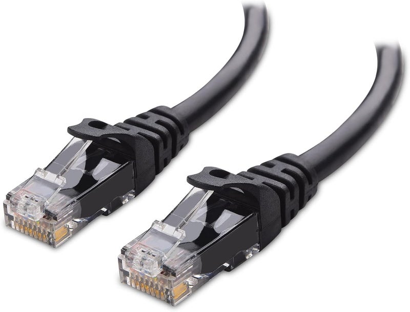 CableMatters 8-Pack Snagless Cat 5e Ethernet Cable - 10ft, Gigabit Cat5e Cable, Cat5e Ethernet Cord, Black - Image 3