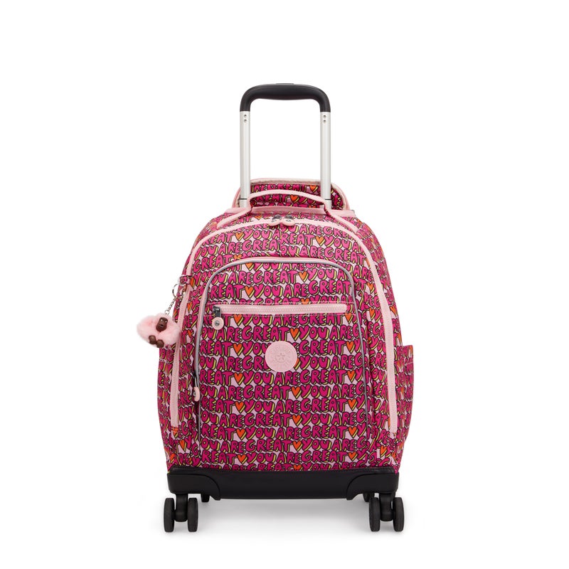 Kipling  New Zea U R Great Prt Large Wheeled Backpack with Laptop Compartment I4674-6KZ - Image 1