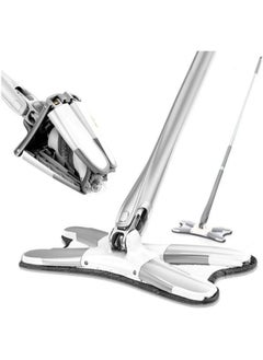 AIWANTO 360° Rotating Head Washable Microfibre Floor Twist Mop Dual Use Mopping Cleaning Mop Manual Extrusion Household Floor Mop Pad  - Image 1