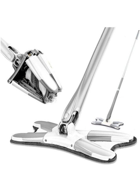 360° Rotating Head Washable Microfibre Floor Twist Mop Dual Use Mopping Cleaning Mop Manual Extrusion Household Floor Mop Pad