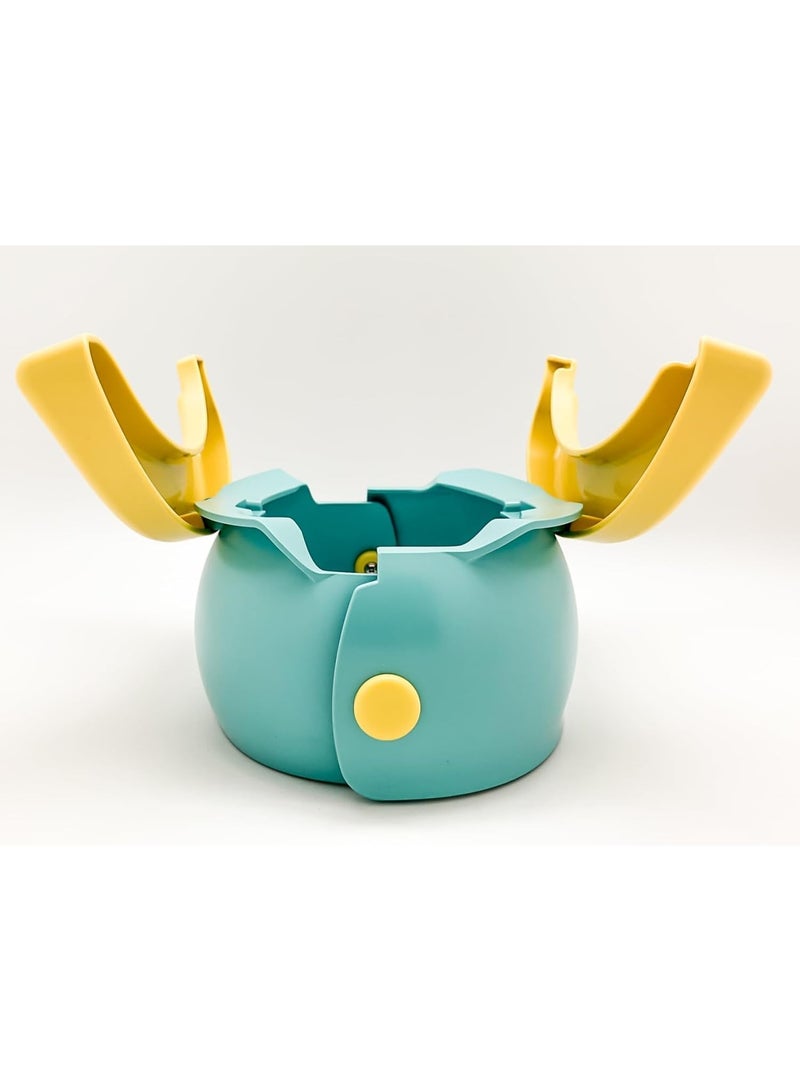 سكاي تاتش مرحاض سفر قابل للطي للأطفال الصغار - مرحاض طوارئ محمول مع 20 حقيبة للسيارة والتخييم والاستخدام الخارجي - Image 3