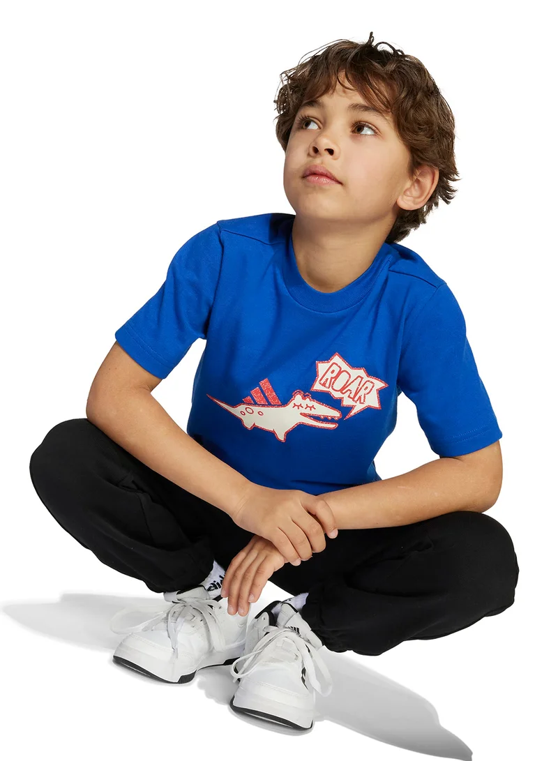 Adidas Kids Adiraptor Graphic T-Shirt