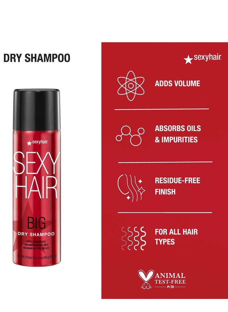Sexy Hair - SexyHair big dry shampoo remove oils and impurities provides additional volume all hair types - Image 1