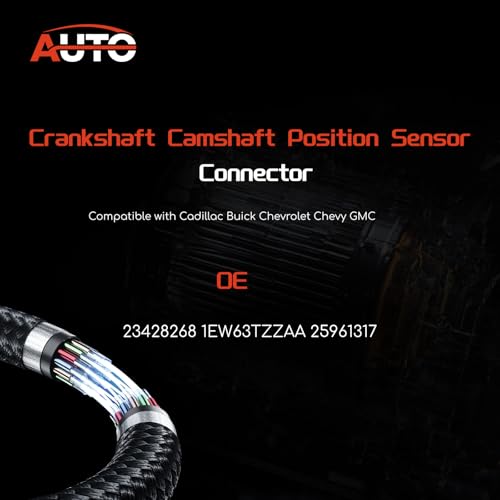 AUTO OCCASION Reverse Backup Parking Sensor Connector 5.9 inch Pigtail 23428268 1EW63TZZAA 25961317 Parking Aid Sensor Harness 4Pcs Compatible with Cadillac Buick Chevrolet Chevy GMC - Image 3