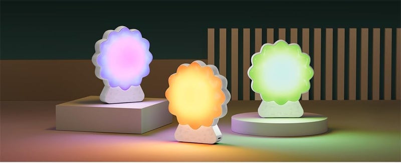 2 in 1 Night Light, White Noise Sound Machine Baby for Sleeping with Night Light, with 15 Night Lights & 12 Soothing Sounds - Image 3