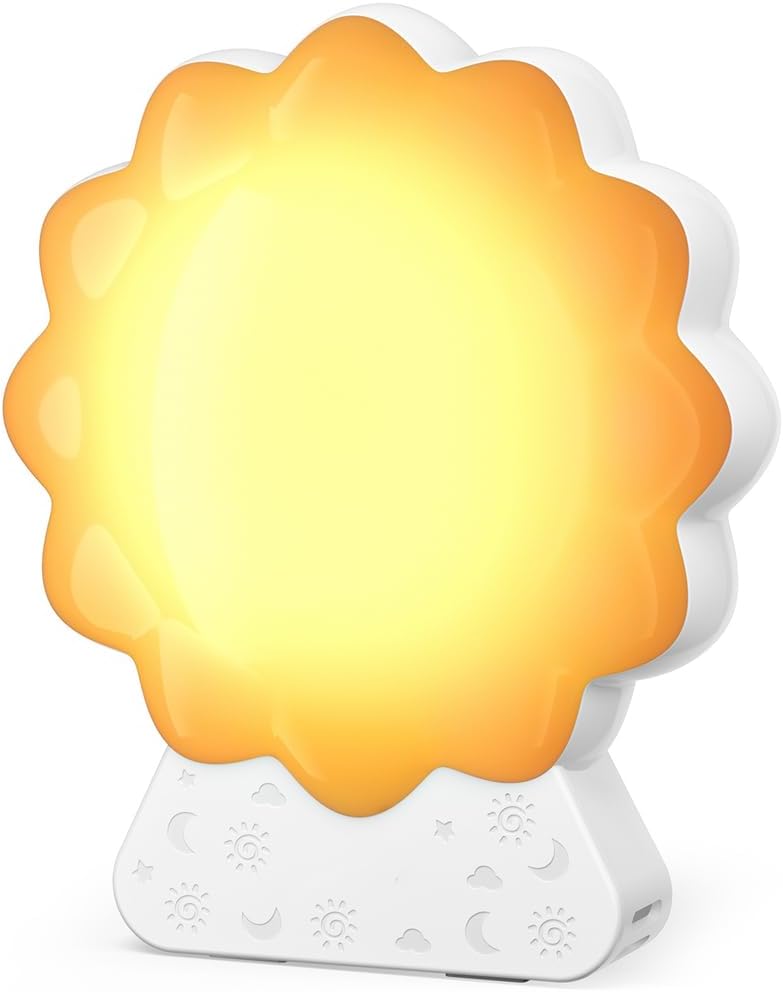 2 in 1 Night Light, White Noise Sound Machine Baby for Sleeping with Night Light, with 15 Night Lights & 12 Soothing Sounds - Image 2