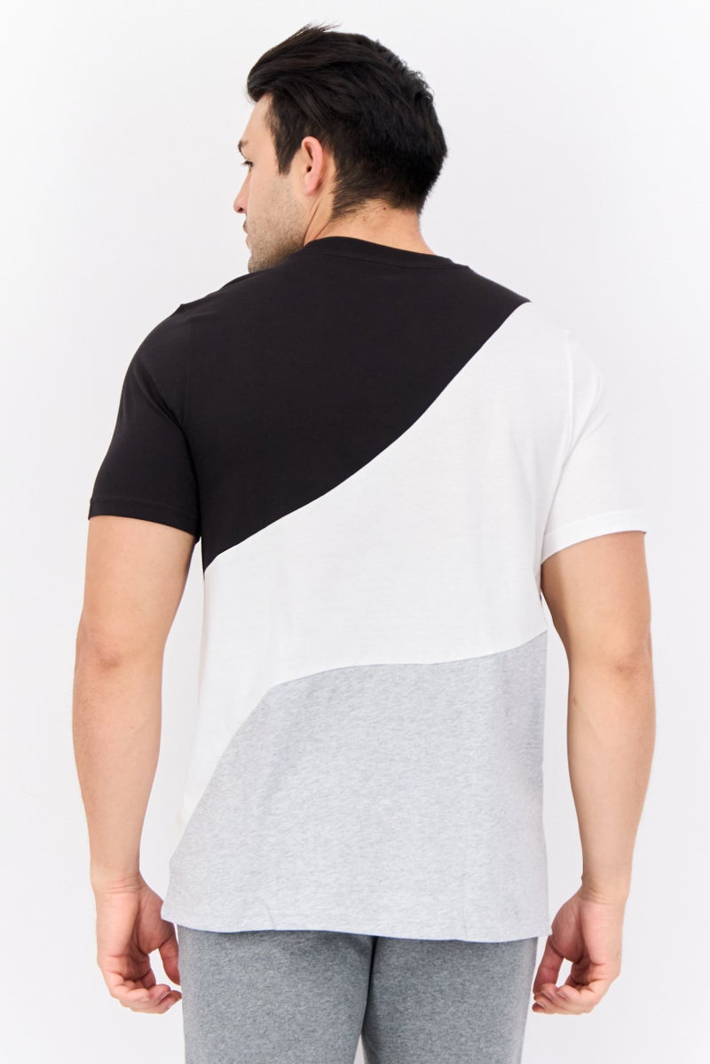 PUMA Men Sportswear Fit Brand Logo Training T Shirt, White - Image 3