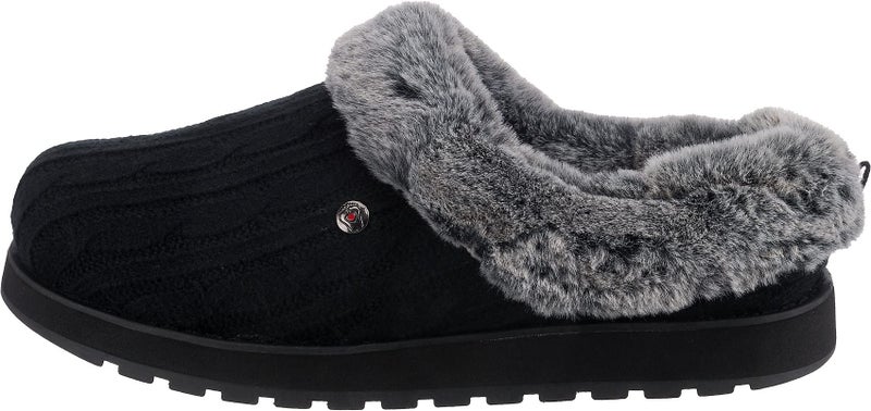 Skechers BOBS Women's Keepsakes - Ice Angel Slipper, Black, 9 M US - Image 2