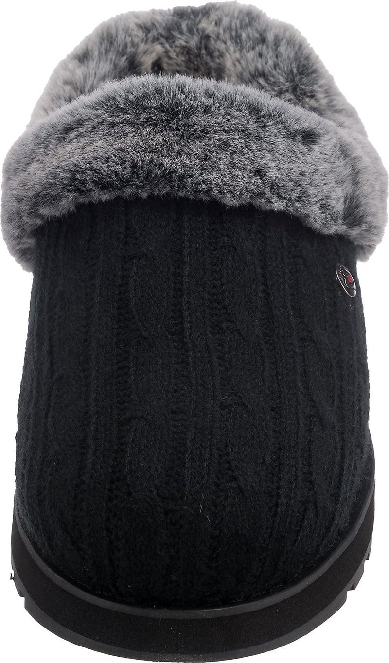 Skechers BOBS Women's Keepsakes - Ice Angel Slipper, Black, 9 M US - Image 3