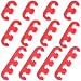Trinkrittey Red Spark Plug Wire Separator 12pcs 7mm 8mm 85mm 88mm Spark Plug Wire Holder Spark Plug Wires Separator Divider Kit Red Spark Plug Wire Loom Wire Separators Holder Car Accessories - Image 2