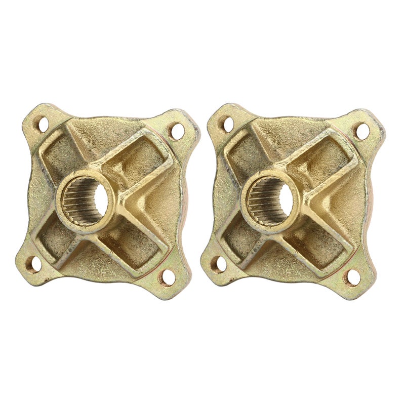 1 Pair 4 Stud 24T Spline Rear Axle Wheel Hubs 25mm for 125cc 150cc 200cc Go Kart ATV Quad - Image 2