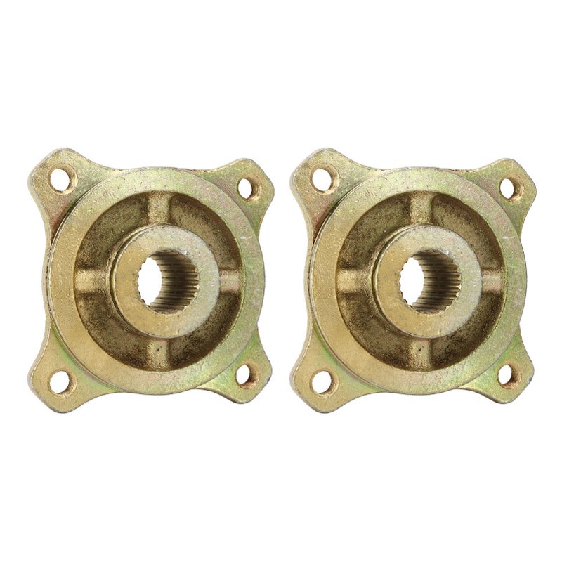 1 Pair 4 Stud 24T Spline Rear Axle Wheel Hubs 25mm for 125cc 150cc 200cc Go Kart ATV Quad - Image 4