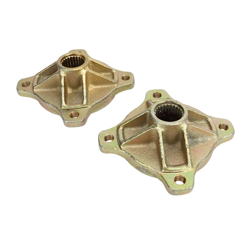 1 Pair 4 Stud 24T Spline Rear Axle Wheel Hubs 25mm for 125cc 150cc 200cc Go Kart ATV Quad - Image 1