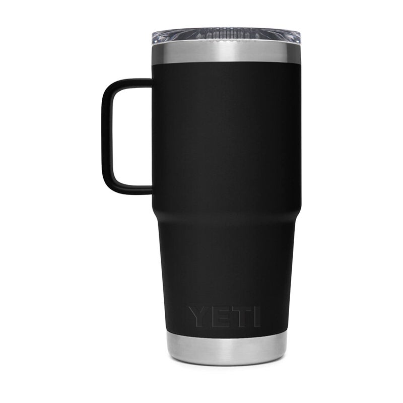 YETI كوب السفر YETI Rambler سعة 20 أونصة، من الفولاذ المقاوم للصدأ، معزول بالفراغ بغطاء Stronghold، أسود - Image 5