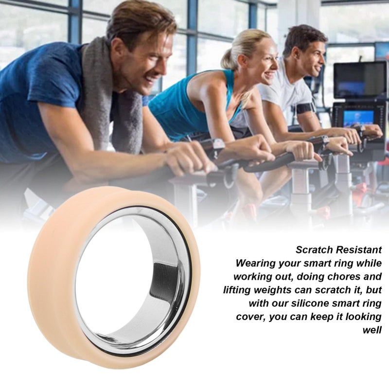 Bewinner Smart Ring Silicone Protector for Ring Gen 3-1g Lightweight Ring Cover Skin Friendly Elastic Case Universal for Working Out, Housework () - Image 5